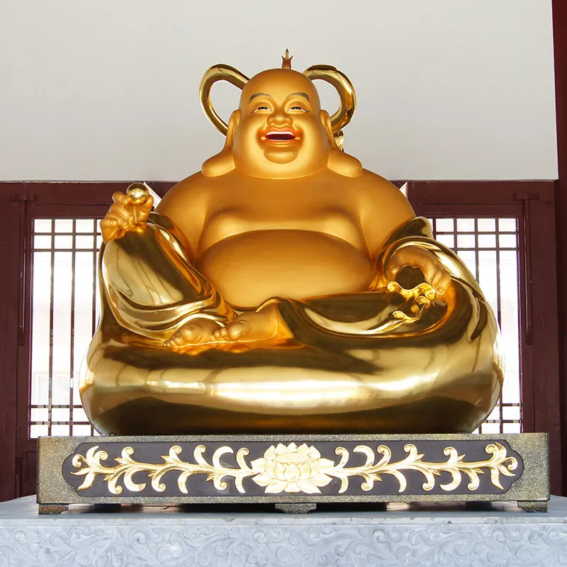 1,76 méteres Maitreya Buddha szobor