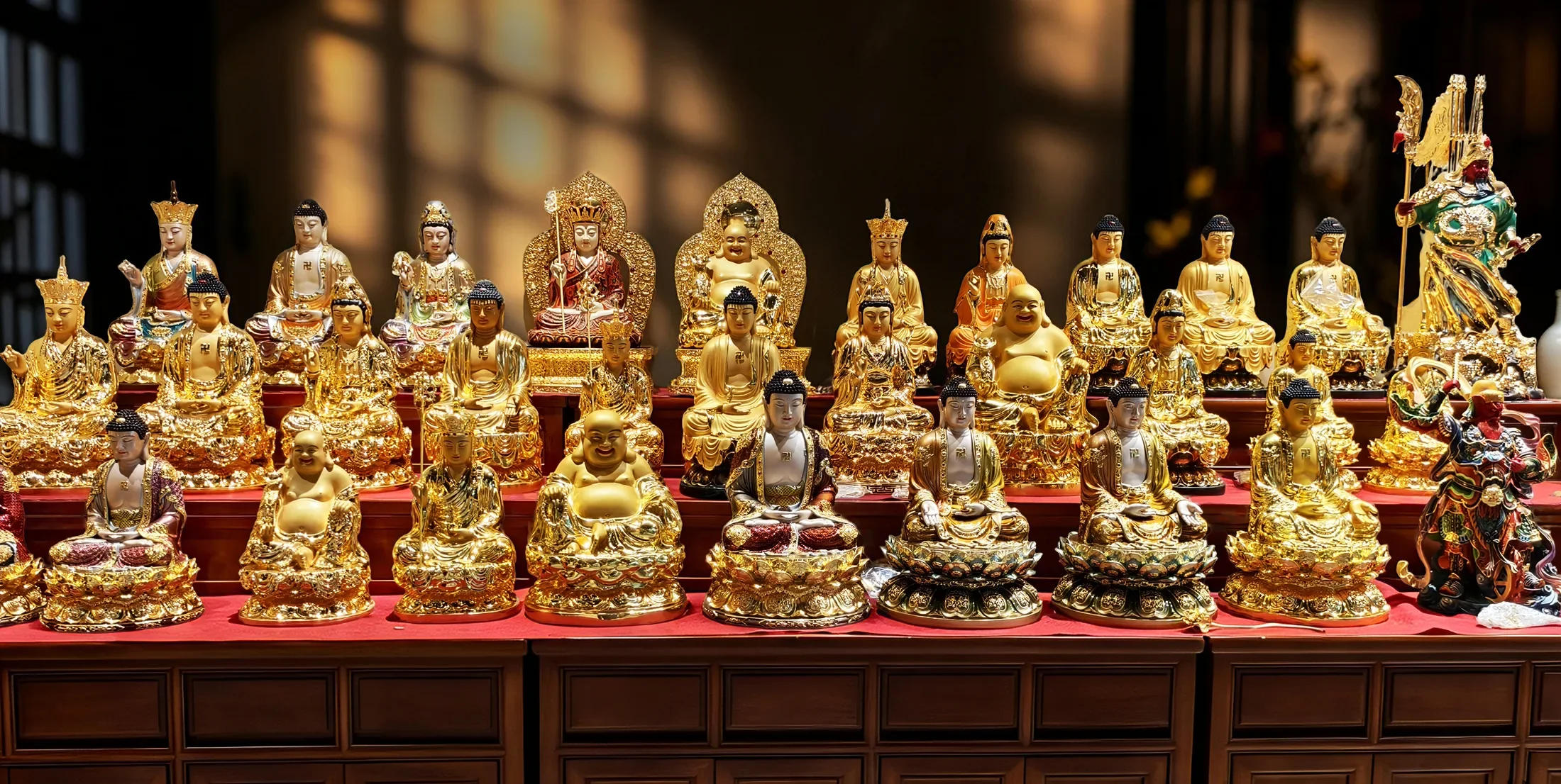 Testreszabott sárgaréz Buddha szoborgyár Kínában