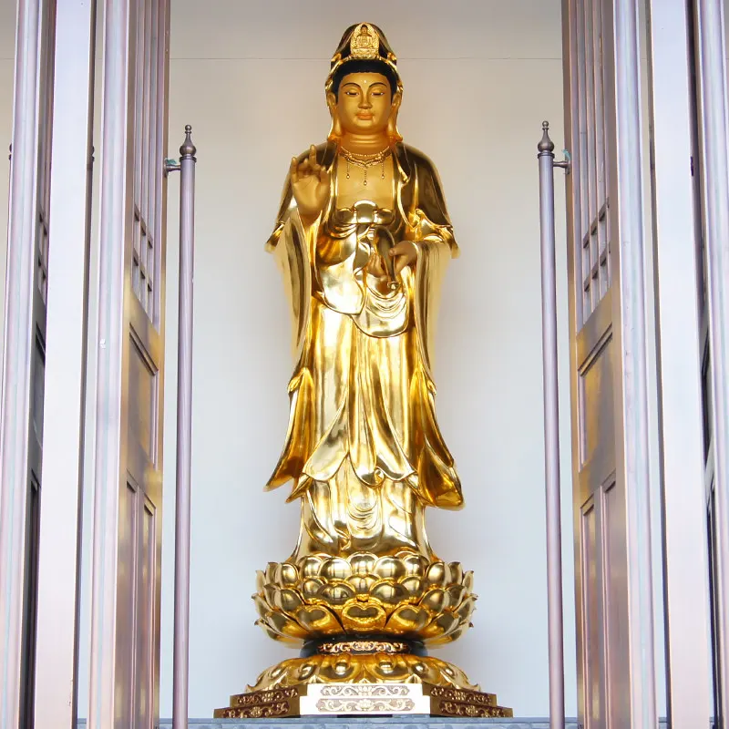 Guanyin Bodhisattva 3 méteres istentiszteleti szobra